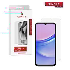 QUARTZ Clear Tempered Glass for Galaxy A16 4G (A165 / 2024) / A16 5G (A166 / 2024) / A26 (A266 / 2025) / A17 4G (A175 / 2025) / A17 5G (A176 / 2025) (Single Pack)