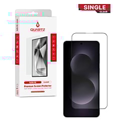QUARTZ Clear Tempered Glass for Galaxy S25 FE (Single Pack)