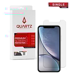 QUARTZ Clear Tempered Glass for iPhone XR / 11 (Single Pack)