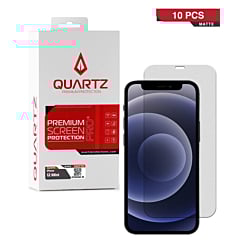 QUARTZ Matte Tempered Glass for iPhone 12 Mini (Pack of 10)