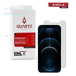 Purchase the QUARTZ Matte Tempered Glass for iPhone 12 Pro Max Single Pack.







