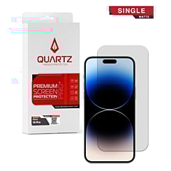 QUARTZ Matte Tempered Glass for iPhone 14 Pro (Single Pack)