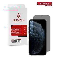 QUARTZ Privacy Tempered Glass for iPhone XS Max / 11 Pro Max (Single Pack)