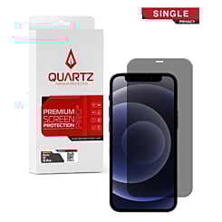 QUARTZ Privacy Tempered Glass for iPhone 12 / 12 Pro (Single Pack)