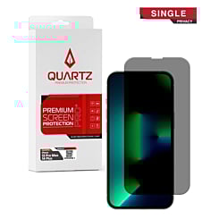 QUARTZ Privacy Tempered Glass for iPhone 13 Pro Max / 14 Plus (Single Pack)