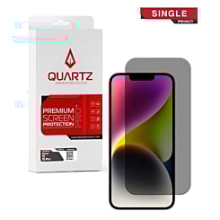 QUARTZ Privacy Tempered Glass for iPhone 15 / 15 Pro (Single Pack)