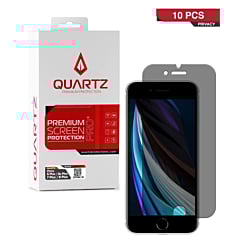 QUARTZ Privacy Tempered Glass for iPhone 8 Plus / 7 Plus / 6s Plus / 6 Plus (Pack of 10)