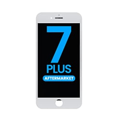 LCD Assembly with Steel Plate for iPhone 7 Plus (White) (Aftermarket / QV6)