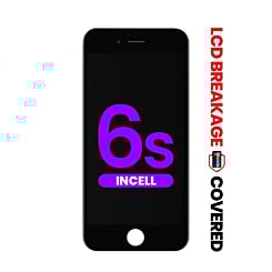 LCD Assembly with Steel Plate for iPhone 6S (Black) (Aftermarket Incell / QV7)(Exclusive LCD Breakage)