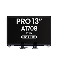 LCD Assembly (SILVER) (Refurbished) for MacBook Pro 13" (A1708 / Mid 2017)