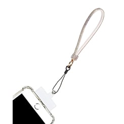 Diamond Bracelet Phone Lanyard Wristbands - SILVER (Only Ground Shipping)