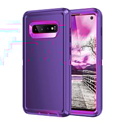 Heavy Duty Case for Galaxy S10E (DARK PURPLE & HOT PINK) (Only Ground Shipping)