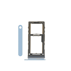 Order the Single SIM Card Tray for Galaxy S20 Ultra, S20 Plus, and S20 in Cloud Blue.