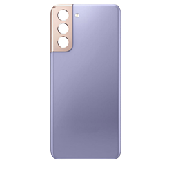 Buy the Back Glass with Camera Lens and Adhesive for Galaxy S21, No Logo, in Phantom Violet.
