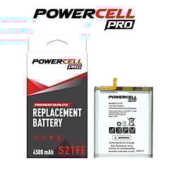 Purchase the POWERCELL PRO Battery Replacement for Galaxy S21 FE, 4500 mAh.