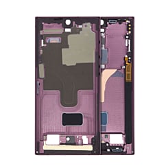 Order the Middle Frame Housing for the Galaxy S22 Ultra 5G North American Version in Burgundy.
