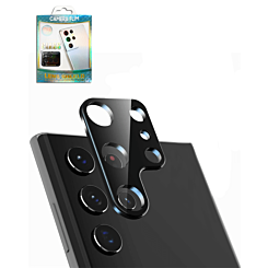 Buy the back camera tempered glass for Galaxy S22 Ultra in black.