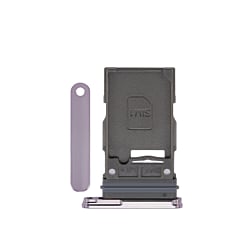 Stock up on the single SIM card tray for Galaxy S23 and S23 Plus in lavender.