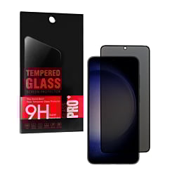 Buy the privacy tempered glass for Galaxy S23. Case friendly, anti-spy, one piece.