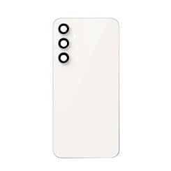 Buy the Back Glass with Camera Lens for Galaxy S23 FE, service pack, in cream.
