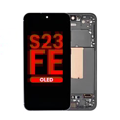 Shop the OLED Assembly with Frame for Galaxy S23 FE 5G S711 in graphite, aftermarket OLED.

