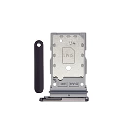 Shop the dual SIM card tray for Galaxy S23 Ultra in phantom black.
