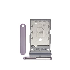Buy the dual SIM card tray for Galaxy S23 Ultra in lavender.