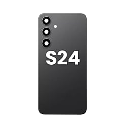 Stock up on the Back Glass with Camera Lens and Adhesive for Galaxy S24 in onyx black.

