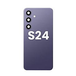 Buy the Back Glass with Camera Lens and Adhesive for Galaxy S24 in cobalt violet.
