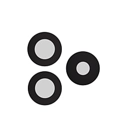 Back Camera Lens for Galaxy S25 FE (3 Piece Set) (Aftermarket)