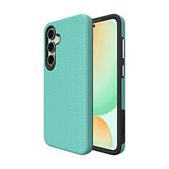 Shock Absorption Protective Dual Layer Case - TEAL for Galaxy S25 FE (Only Ground Shipping)