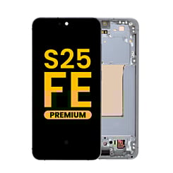 OLED Assembly with Frame for Galaxy S25 FE 5G (S731) (JETBLACK) (Premium)