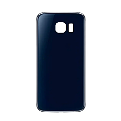 Buy the black back glass with camera lens and adhesive for Galaxy S6, no logo.
