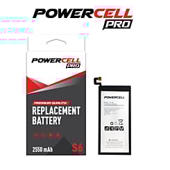 Buy the POWERCELL PRO replacement battery for Galaxy S6.