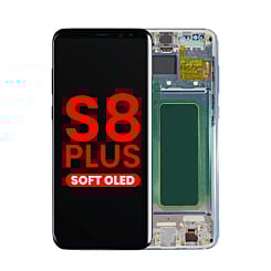 OLED Assembly with Frame for Galaxy S8 Plus (G955) (CORAL BLUE) (Aftermarket OLED)
