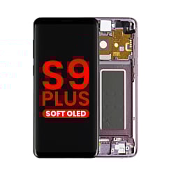 Shop the OLED assembly with frame for Galaxy S9 Plus G965 in Lilac Purple, aftermarket OLED.
