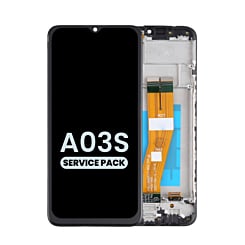 Purchase the LCD Assembly with Frame for Galaxy A03s A037F 2021 Service Pack.
