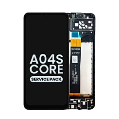 Buy the LCD Assembly with Frame for Galaxy A04s Core A047 2022 Service Pack.