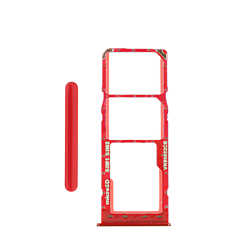 Purchase the Dual Sim Card Tray for Galaxy A10 A105 Red.