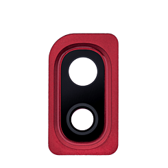 Order the Back Camera Lens with Bracket for Galaxy A10 A105 Red.