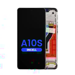 Buy the LCD Assembly with Frame for Galaxy A10s A107 2019 Aftermarket Incell.

