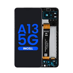 Buy the LCD assembly with frame for Galaxy A13 5G A136U 2021 aftermarket incell.
