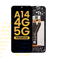 Buy the LCD Assembly with Frame for Galaxy A14 4G A145F A145M 2023 and A14 5G A146B 2023, Premium.