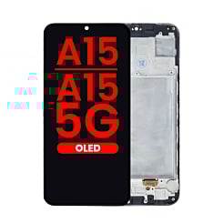 Shop the OLED Assembly with Frame for Galaxy A15 4G A155 2023 and A15 5G A156 2023 6.5 Inch Aftermarket OLED.
