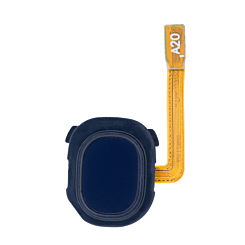 Stock up on the Fingerprint Sensor with Flex Cable for Galaxy A20 A205 Blue.
