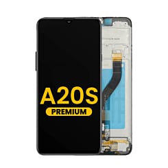 Purchase the LCD Assembly with Frame for Galaxy A20s A207 2019 Premium.
