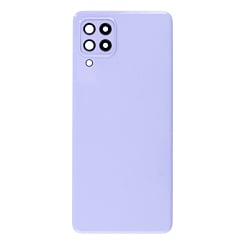 Purchase the Back Glass with Camera Lens and Adhesive for Galaxy A22 4G A225 2021 No Logo Violet.

