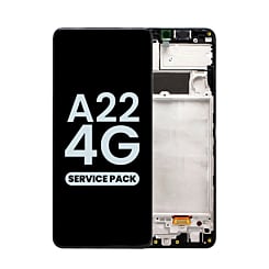 Order the OLED Assembly with Frame Service Pack for Galaxy A22 4G A225 2021.
