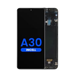 Stock up on the LCD Assembly with Frame for Galaxy A30 A305 2019, Aftermarket Incell.
