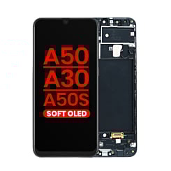 OLED Assembly with Frame for Galaxy A50 (A505 / 2019) / A30 (A305 / 2019) / A50s (A507 / 2019) (Aftermarket OLED)